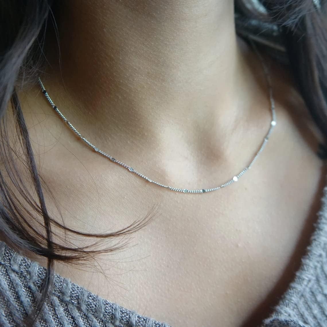 K pozłacany/posrebrzany sateli – Birth Flower Necklace recenzja i cena