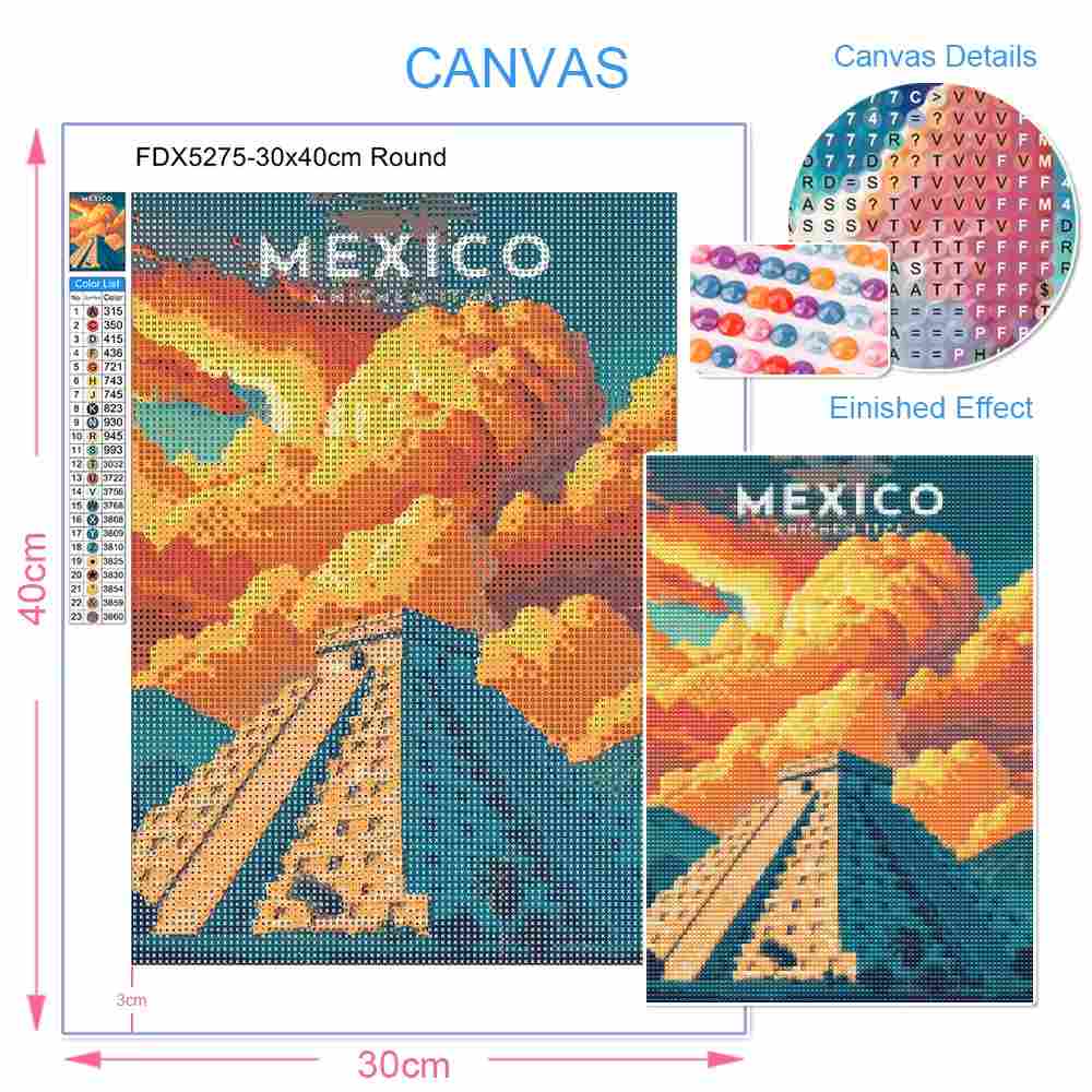 5D DIY Diamentowa Mozaika Kwia – Photo Mosaic Print recenzja i cena