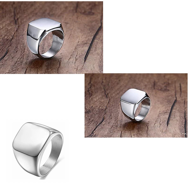 Pierścień męski ze stali nierd – Initial Ring Custom recenzja i cena